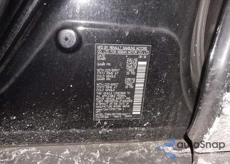 2018 Nissan Rogue Sv from USA, damaged, VIN KNMAT2MV7JP617756